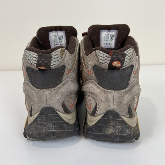 MERRELL Moab 3 Mid Waterproof Hiking Boot Womens Sz 8.5 - Picture 3 of 10